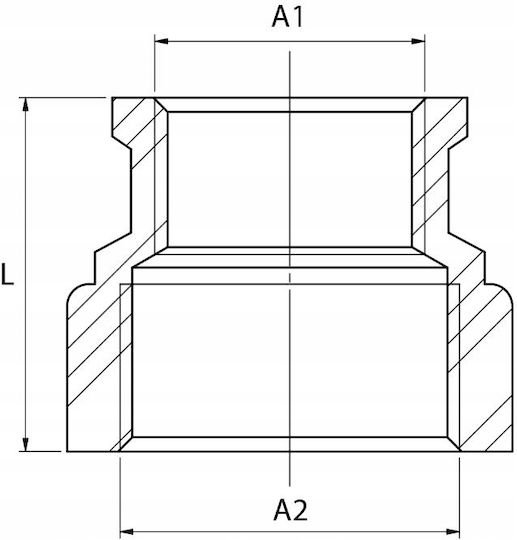 Reducing Bushing Brass 1 2x3 8 Brass