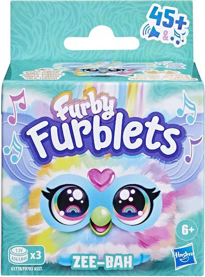 Hasbro Plush Furby Furblets with Sound Zee-bah for 6+ Years 5 cm