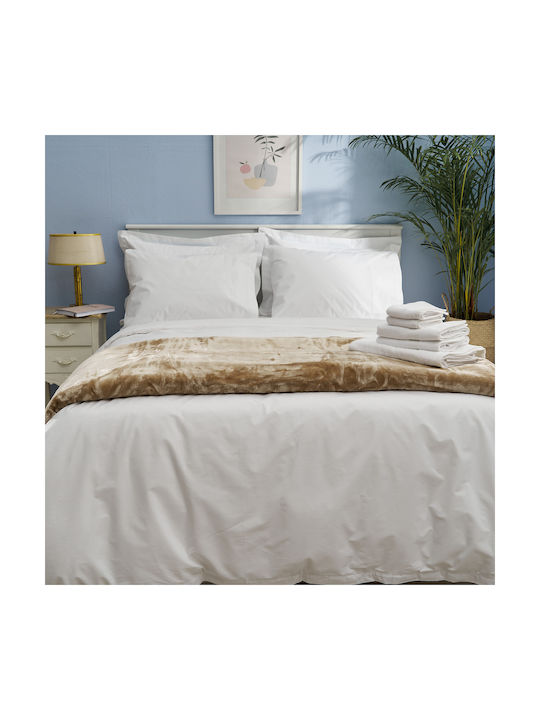 Charalambidis Textiles Σετ Μαξιλαροθήκες Λευκό 52x72εκ.