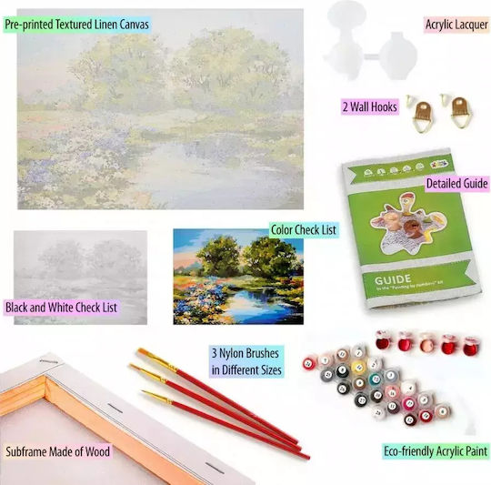 Paint by Numbers Kit Spring Morning 40cm X 50cm