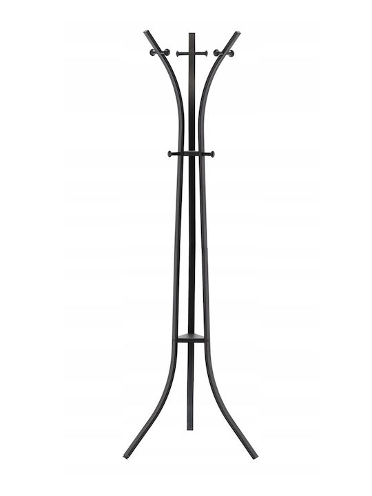 Καλόγερος Μεταλλικός Μαύρος 170cm