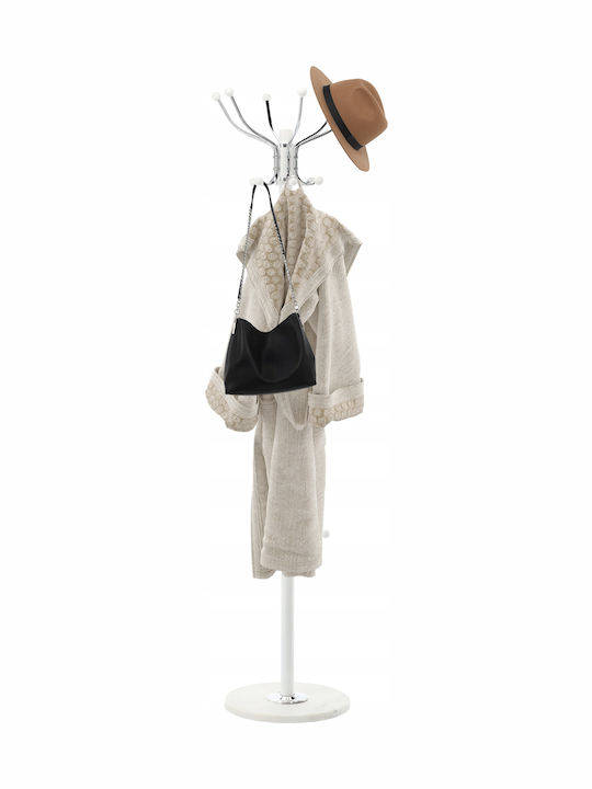 Καλόγερος Μεταλλικός Λευκός 178cm