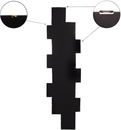 Wall-Mounted Plastic Photo Frame With White Frame