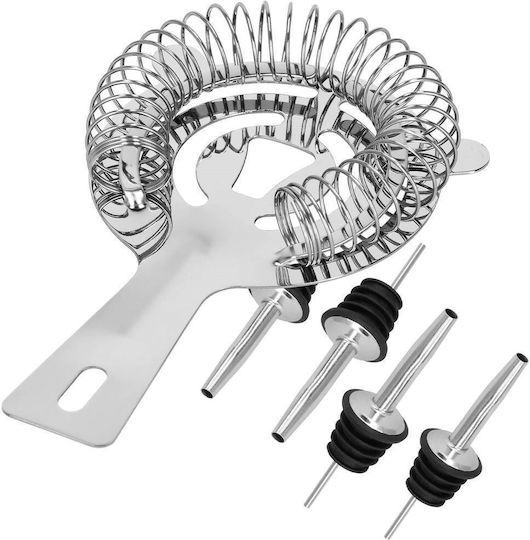 Set Cocktail Shaker Kit Bartenders 750ml Ki25 Bamboo Stand 12 Pieces
