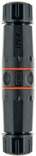 Wasserdichter Netzwerkstecker Schwaiger Cat6a Außenbereich 2x RJ45 Buchse