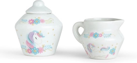 Teeservice-Spielzeug Jewelkeeper Unicorn Porcelain 13Stück