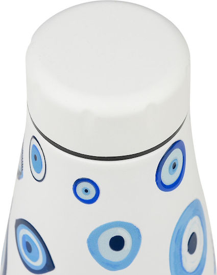 Estia Travel Flask Save the Aegean Flasche Thermosflasche Rostfreier Stahl BPA Frei 500ml SPIRIT LUCK