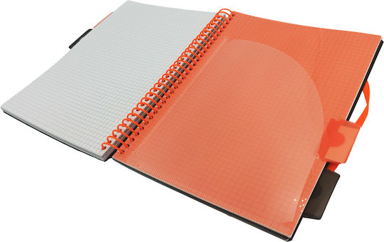 Pukka Pad Notizbuch Spirale 100 Blätter B5 Schwarz