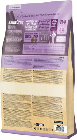 Happy Dog Naturcroq 4kg Dry Food for Senior Dogs with Poultry