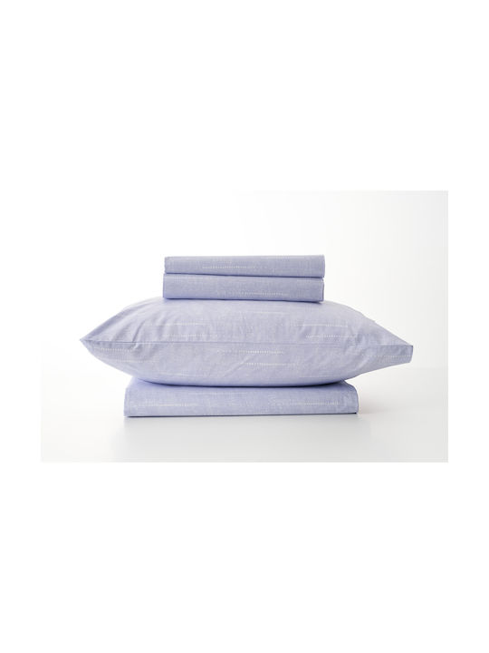 Charalambidis Textiles Dots Pillowcase Set Lila 52x72cm.