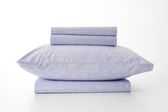 Charalambidis Textiles Dots Pillowcase Set Lila 52x72cm.