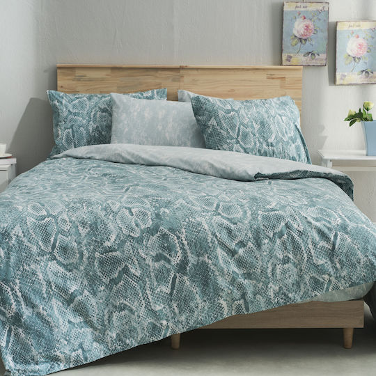 Charalambidis Textiles Sahara Сет Калъфки за Възглавници Тюркоаз 52x72см.