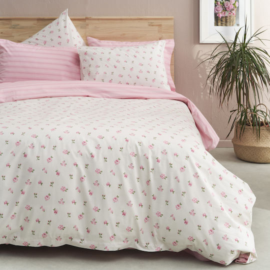 Charalambidis Textiles Spring Pillowcase Set Lila 52x72cm.