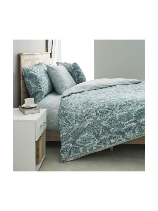Charalambidis Textiles Sahara Kissenbezug-Set Turquoise 52x72cm.