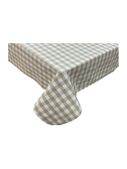 Linea Home Tischtuch Leinen Beige 150x150cm