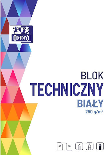 Technical Block Oxford A4/10k White
