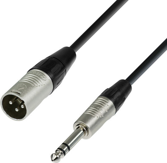 Prostage Cablu XLR de sex masculin - 6,3 mm de sex masculin Negru 2m MTS-02