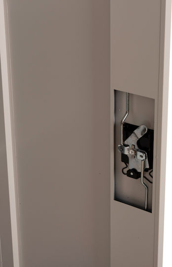 Двукрилен гардероб Метал 90x40x180бр