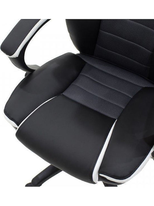ArteLibre Kleoniki Artificial Leather Gaming Chair Black