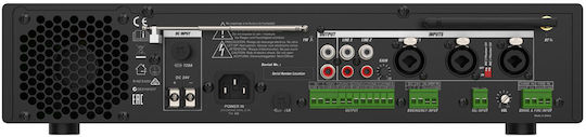 Audibax Zone 240BT Integrierter Kommerzieller Verstärker 4.0 Kanäle 240W/100V und Bluetooth Verbindung