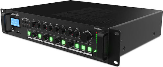 Audibax Zone 360BT Integrierter Kommerzieller Verstärker 4.0 Kanäle 360W/100V und Bluetooth Verbindung