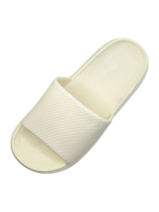 Women's Slides White