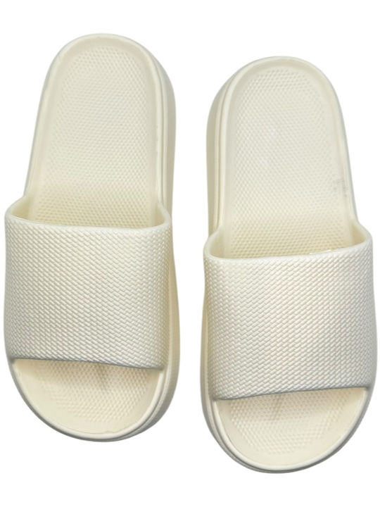 Women's Slides White