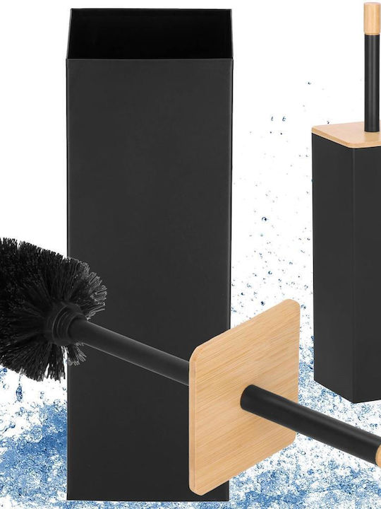 Metallic Toilet Brush Black
