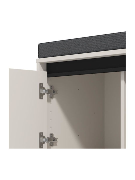 Arran Kom Entry Furniture with Shoe Rack & Bench Cashmere 80x40x57cm