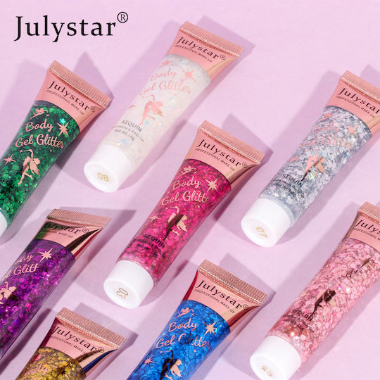 Julystar Сенки за Очи в Твърда Форма с Розов Цвят