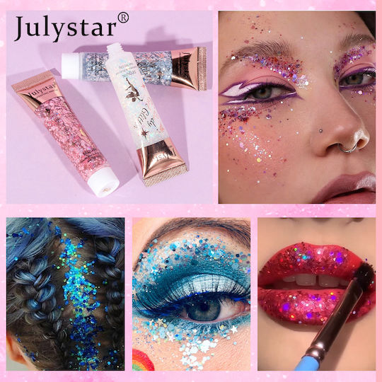 Julystar Fard de Pleoape Formă Solidă cu Culoare Auriu