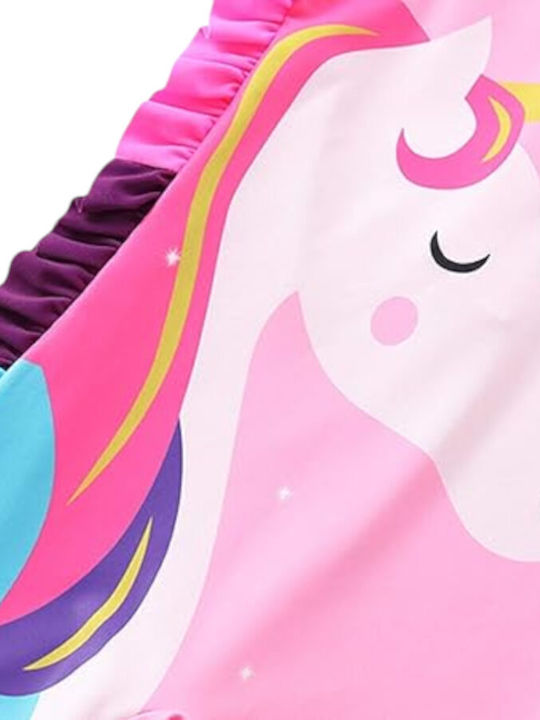 Queen Mother Pink Einteilige Kinder Badebekleidung mit Schirm Pink