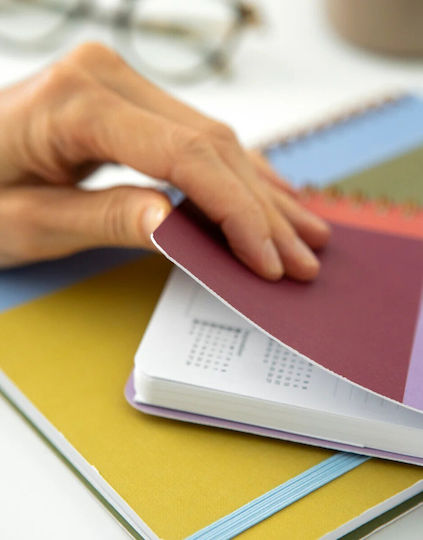 *ακαδημαικο Ημερολογιο Σπιραλ Letts Colour Block 2025-2026 Ημερησιο A5 Multilanguage Lime 26-031899