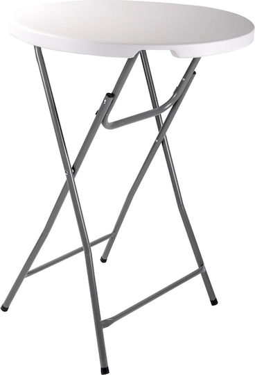 Bakaji Tabelle für Camping Klappbar 80x110cm Weiß
