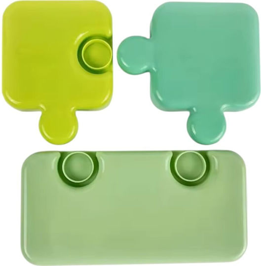 Queen Mother Plastic Kids' Food Container Puzzle Pink