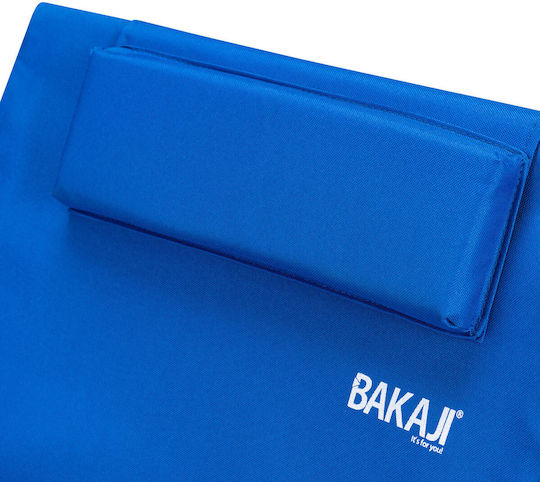Bakaji Lounger-Armchair Beach Blue 160x56x46cm