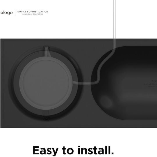 Elago Tray Βάση Φόρτισης MagSafe σε Μαύρο χρώμα