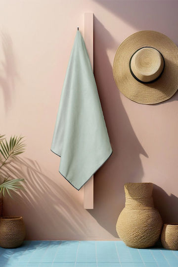 Nima Riva Πετσέτα Microfiber Σώματος Διπλής Όψεως Aqua 90x160εκ.