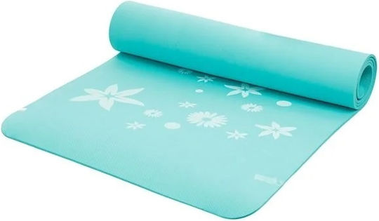 Covor de exerciții fizice Yoga Turcoaz (180x60x0.6cm)