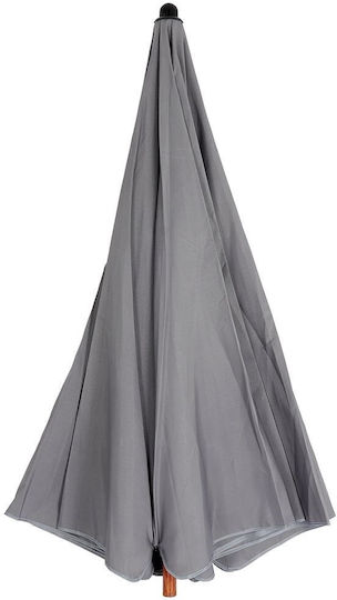 JK Home Decoration Beach Umbrella Diameter 2m with UV Protection Grey