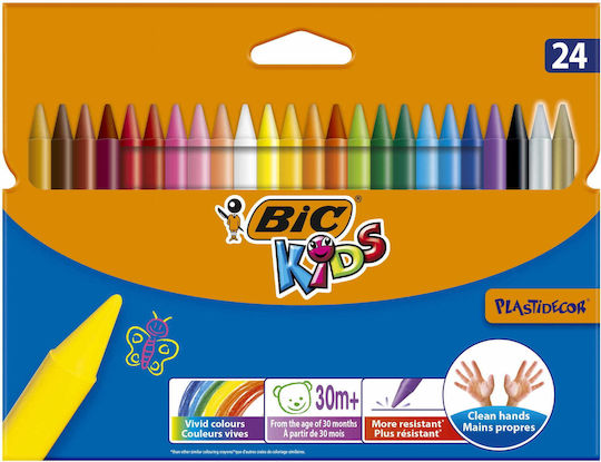 BIC Kids Farbstift-Set 24Stück Packung von 1 Verpackungen