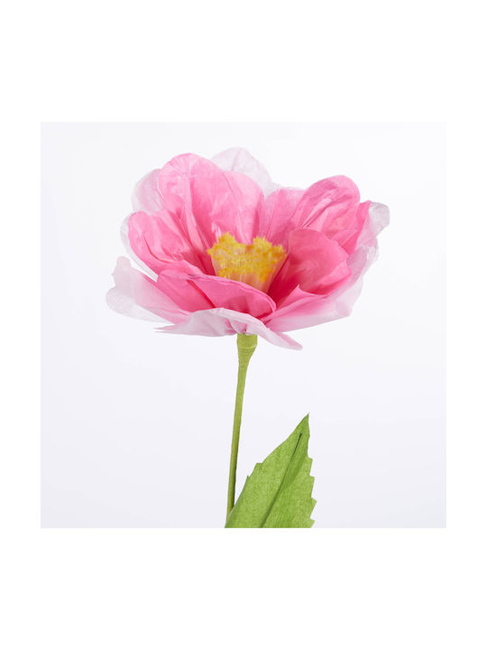 Bloom Διακοσμητικό Λουλούδι Χαρτί Υ80cm Ροζ