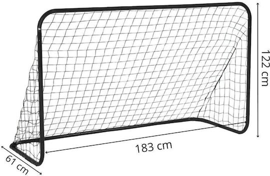 Porți De Fotbal 122x183cm Set 2 Bucăți