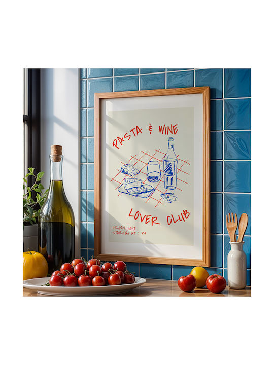 Αφίσα Pasta & Wine Lovers Club