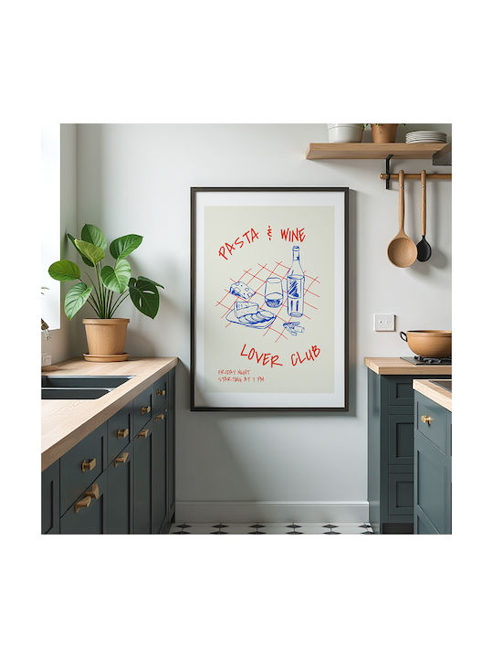 Poster Pasta & Wine Lovers Club Pst25350 21cm X 30cm