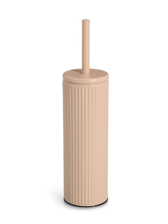 Metallic Toilet Brush Beige