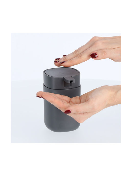 Δοχείο Κρεμοσάπουνου Dispenser Πλαστικό Γκρι 340ml