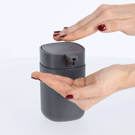 Δοχείο Κρεμοσάπουνου Dispenser Πλαστικό Γκρι 340ml