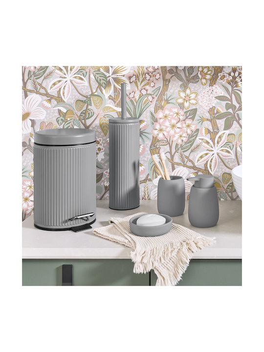 Soap Dispenser Dispenser Ceramic Gray