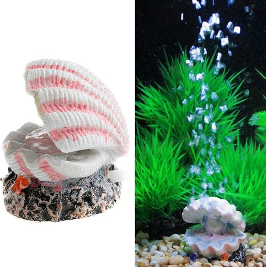 Aquarium Decoration Shell Connects to Air Pump 6*6*h6.5cm
